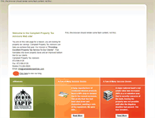 Tablet Screenshot of campbellpropertytax.com